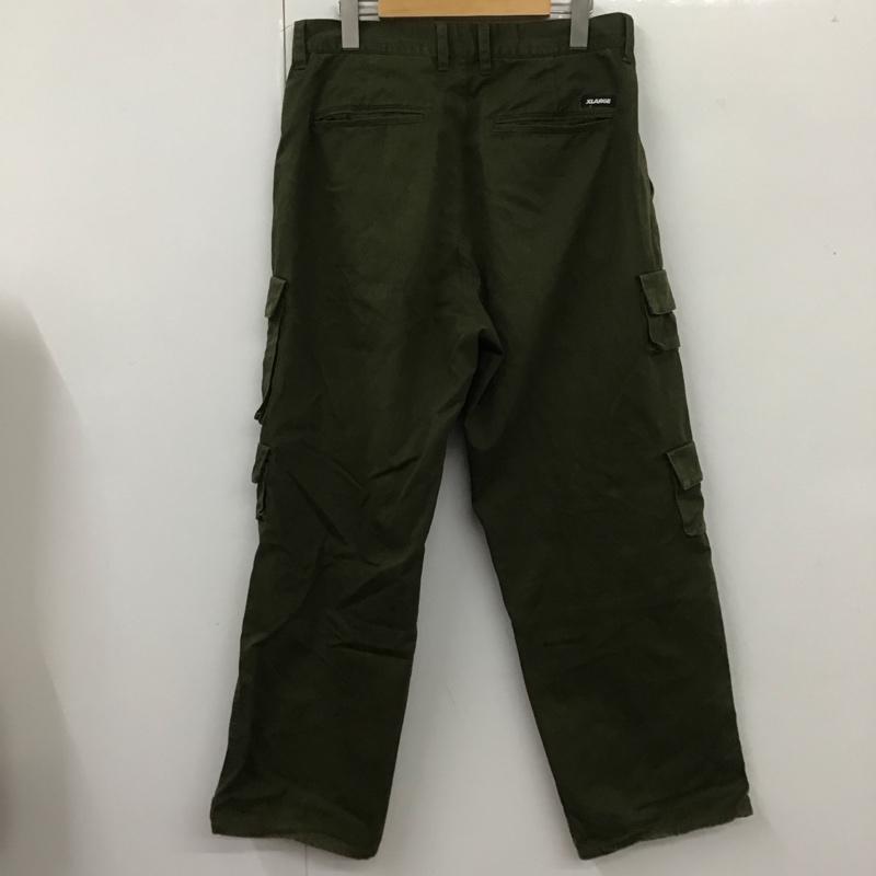 エクストララージ XLARGE パンツ ワークパンツ、ペインターパンツ カーゴパンツ 34インチ 無地 カーキ / カーキ /  メンズ USED 古着 中古 10106270
