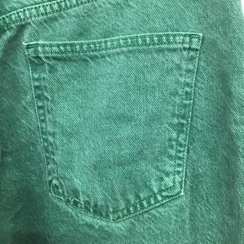ザラ ZARA パンツ デニム、ジーンズ 6045 124 529 カラーデニム ハイウエスト 無地 緑 / グリーン /  レディース USED 古着 中古 10129188