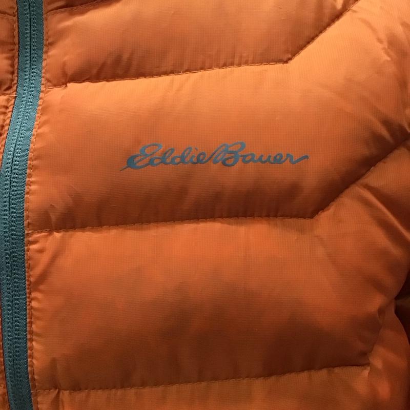 エディーバウアー Eddie Bauer ジャケット、上着 ジャンパー、ブルゾン ジップアップジャケット ジャンパー ダウンジャケット カジュアルジャケット アウター M ロゴ、文字 橙 / オレンジ /  メンズ USED 古着 中古 10110767