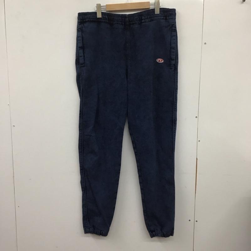ディーゼル DIESEL パンツ ワークパンツ、ペインターパンツ スウェットパンツ ワイドパンツ カジュアルパンツ XL ロゴ、文字 インディゴ / インディゴ /  メンズ USED 古着 中古 10139182