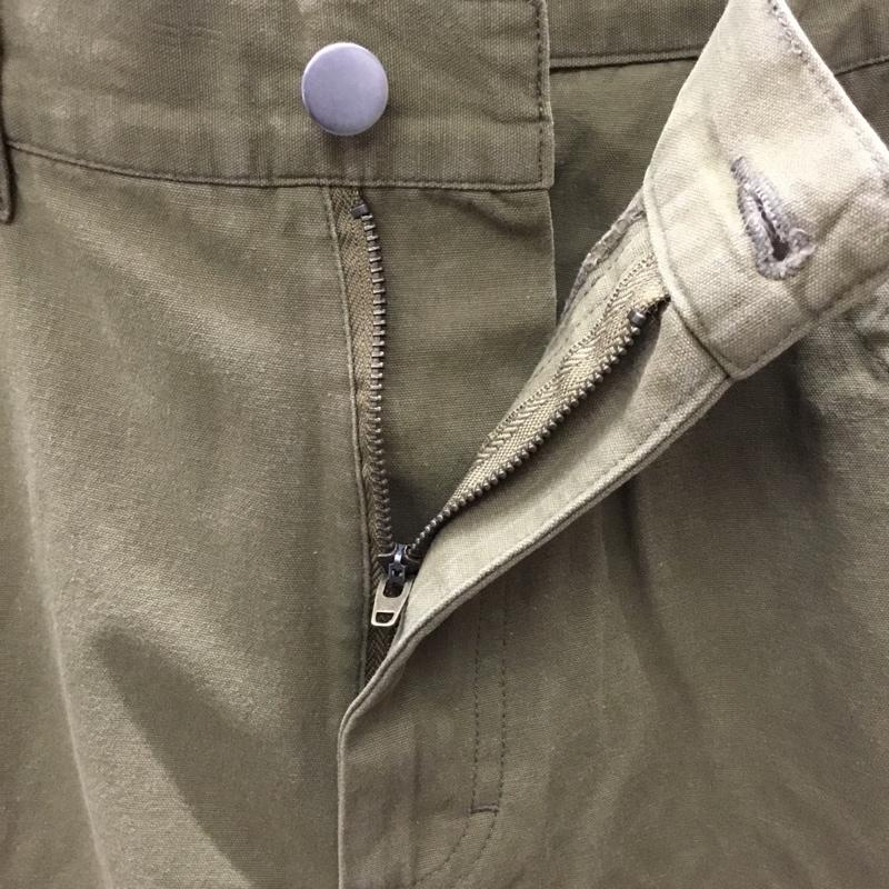 アイテムズ アーバンリサーチ ITEMS URBAN RESEARCH パンツ ワークパンツ、ペインターパンツ it25-14a024 ワイドパンツ ワークパンツ カーゴパンツ M 無地 カーキ / カーキ /  メンズ USED 古着 中古 10120128