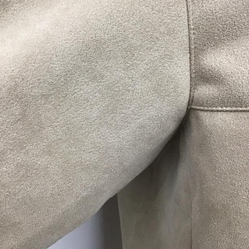 ナノユニバース nano・universe ジャケット、上着 ジャンパー、ブルゾン 668-4212210 フェイクスウェードストレッチシャツブルゾン M 無地 グレージュ / グレージュ /  メンズ USED 古着 中古 10123203