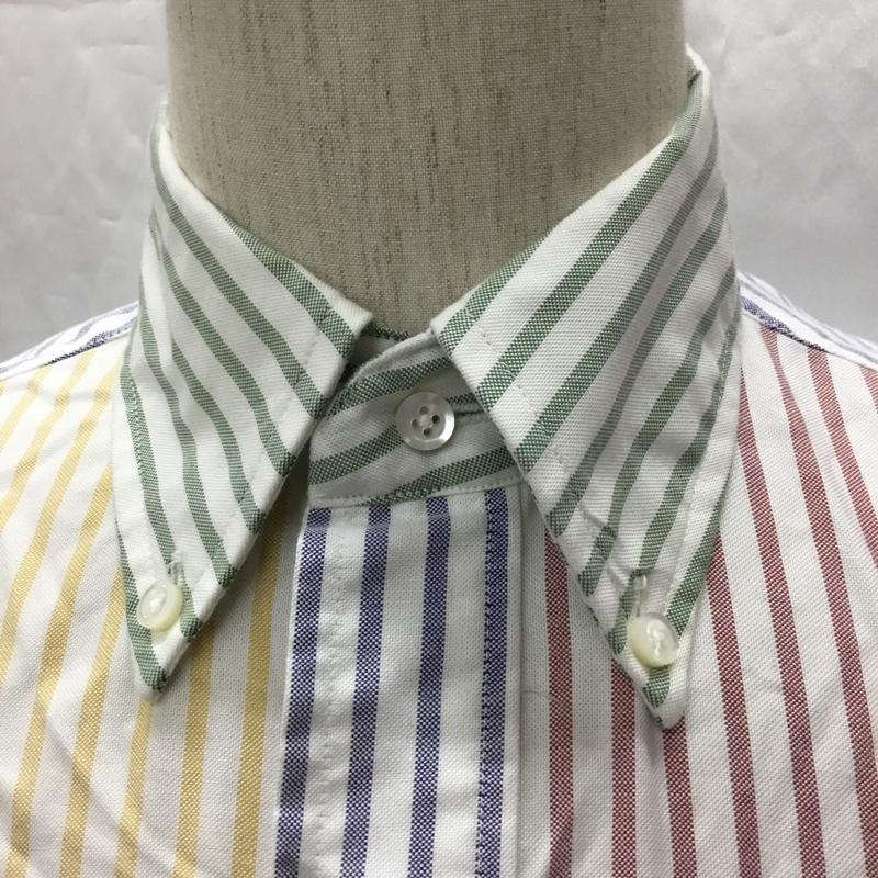 ブルックスブラザーズ BROOKS BROTHERS シャツ、ブラウス 長袖 ボタンダウンシャツ XS ストライプ マルチカラー / マルチカラー /  メンズ USED 古着 中古 10112747