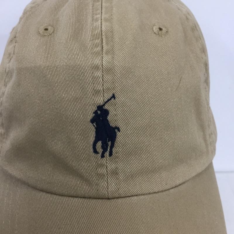 ポロラルフローレン POLO RALPH LAUREN 帽子 キャップ コットン ワンポイント ベージュ / ベージュ /  メンズ USED 古着 中古 10138047