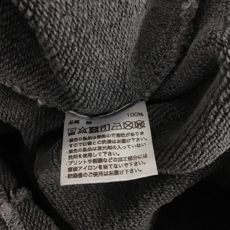 エム M トレーナー 長袖 長袖トレーナー スウェット クルーネック リブスウェットカットソー TPC コラボ XL プリント 灰 / グレー /  メンズ USED 古着 中古 10124666