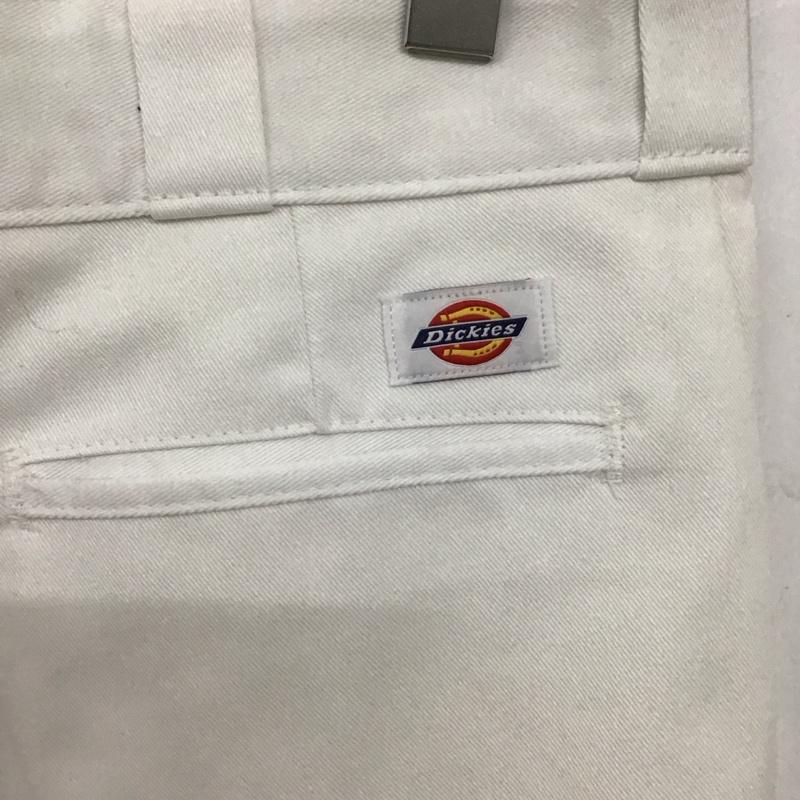 ディッキーズ Dickies パンツ ワークパンツ、ペインターパンツ 33インチ 無地 白 / ホワイト /  メンズ USED 古着 中古 10150660