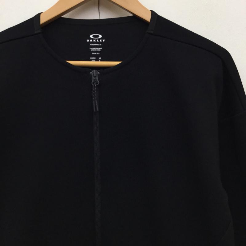 オークリー OAKLEY ジャケット、上着 ジャケット、ブレザー FOA500291 RADIANT FABULOUS NO COLLAR JACKET S ロゴ、文字 黒 / ブラック /  レディース USED 古着 中古 10141078