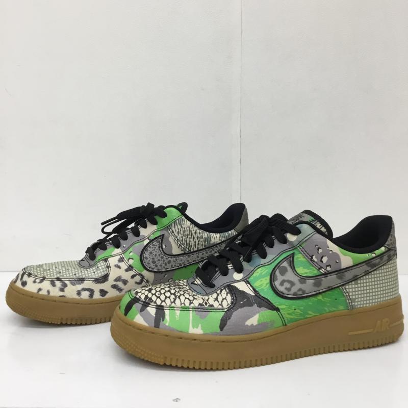 ナイキ NIKE スニーカー スニーカー AIRFORCE1 07QS CT8441002 27.0cm アニマル柄 緑 / グリーン /  メンズ USED 古着 中古 10110130