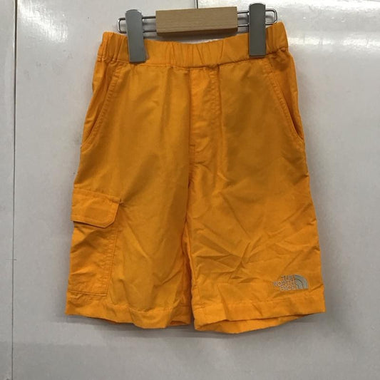 ザノースフェイス THE NORTH FACE パンツ ショートパンツ 110cm ロゴ、文字 X プリント 黄 / イエロー /  ボーイズ USED 古着 中古 10130365