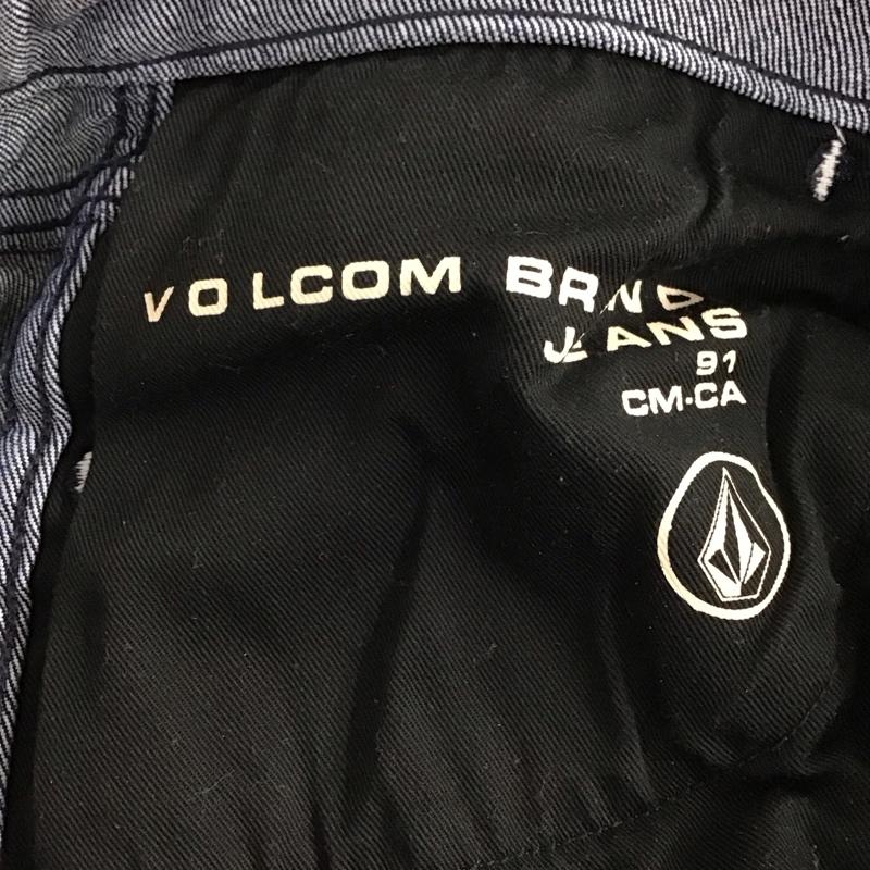 ボルコム VOLCOM パンツ デニム、ジーンズ デニムパンツ スリムパンツ カジュアルパンツ ストレッチパンツ 34インチ 無地 インディゴ / インディゴ /  メンズ USED 古着 中古 10147257