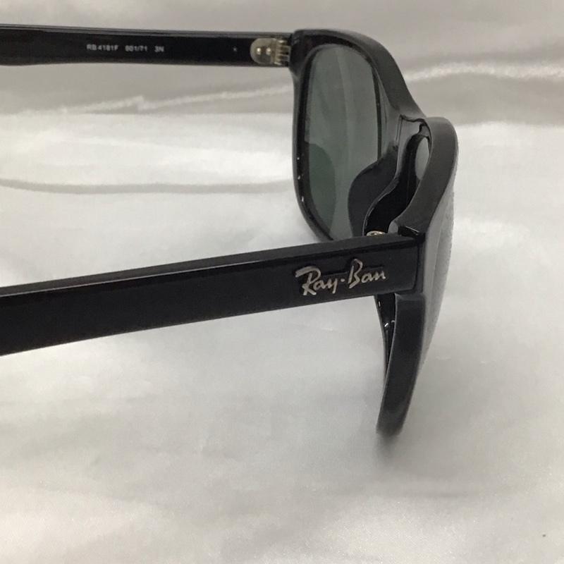 レイバン Ray-Ban めがね・サングラス サングラス RB4181F ウェリントン ロゴ、文字 黒 / ブラック /  メンズ USED 古着 中古 10116452