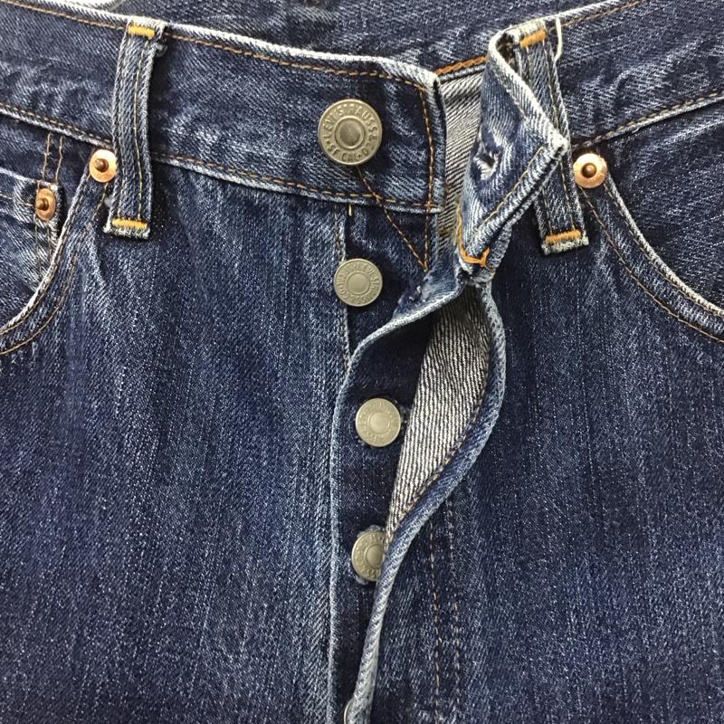リーバイストラウスアンドコー Levi Strauss & co. パンツ デニム、ジーンズ デニムパンツ ストレートパンツ スリムパンツ カジュアルパンツ 31インチ 無地 インディゴ / インディゴ /  メンズ USED 古着 中古 10107762