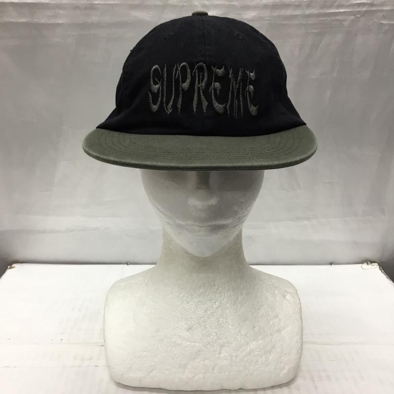シュプリーム Supreme 帽子 キャップ Shaol in 6Panel 18AW ロゴ、文字 黒 / ブラック / X カーキ / カーキ /  メンズ USED 古着 中古 10114737