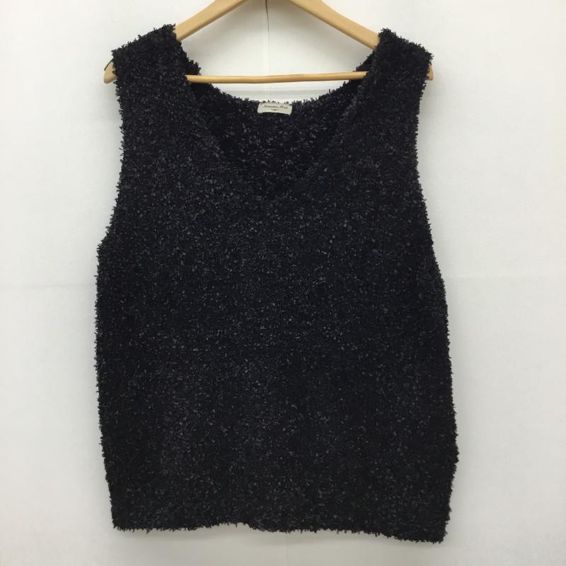 サマンサモスモス Samansa Mos2 ベスト ベスト FREE 無地 黒 / ブラック /  レディース USED 古着 中古 10140078