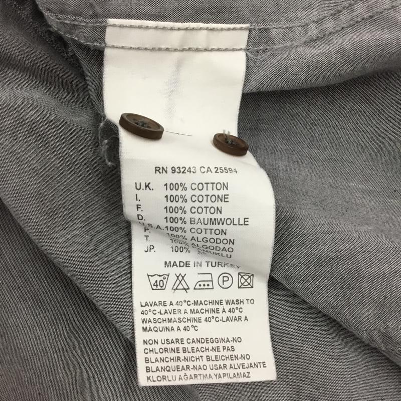 ディーゼル DIESEL シャツ、ブラウス 長袖 長袖シャツ カラーシャツ 長袖カットソー S 無地 灰 / グレー /  メンズ USED 古着 中古 10117686