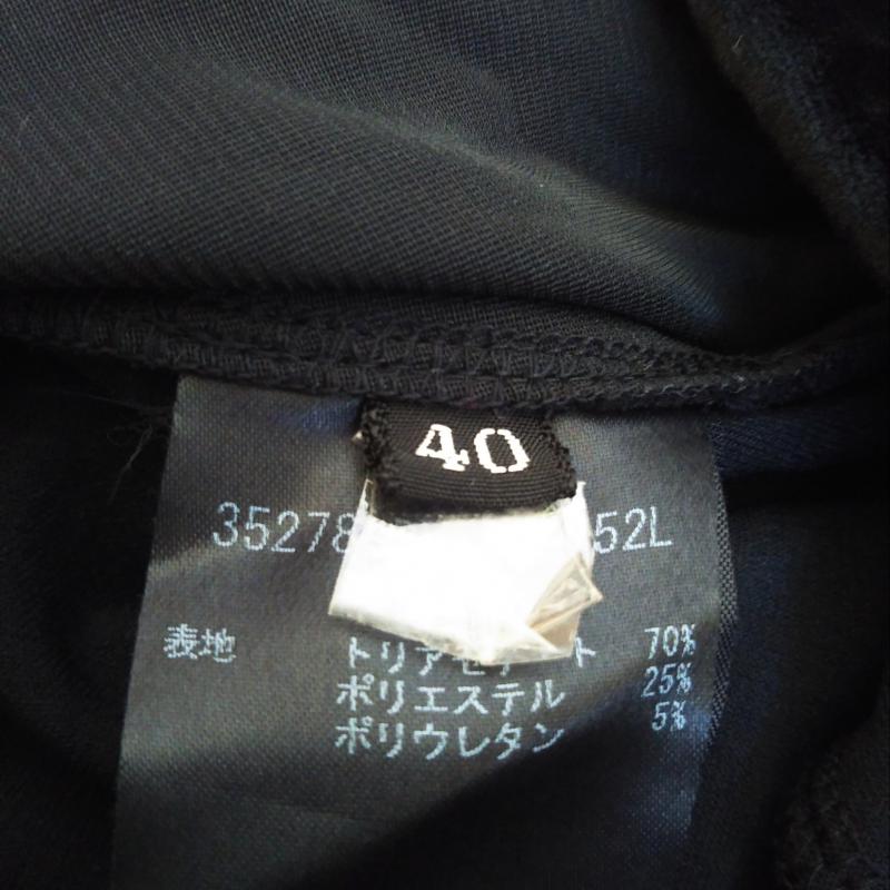 デイジーベロア DAISY VELOUR パンツ キュロット 40 無地 黒 / ブラック /  レディース USED 古着 中古 10010949