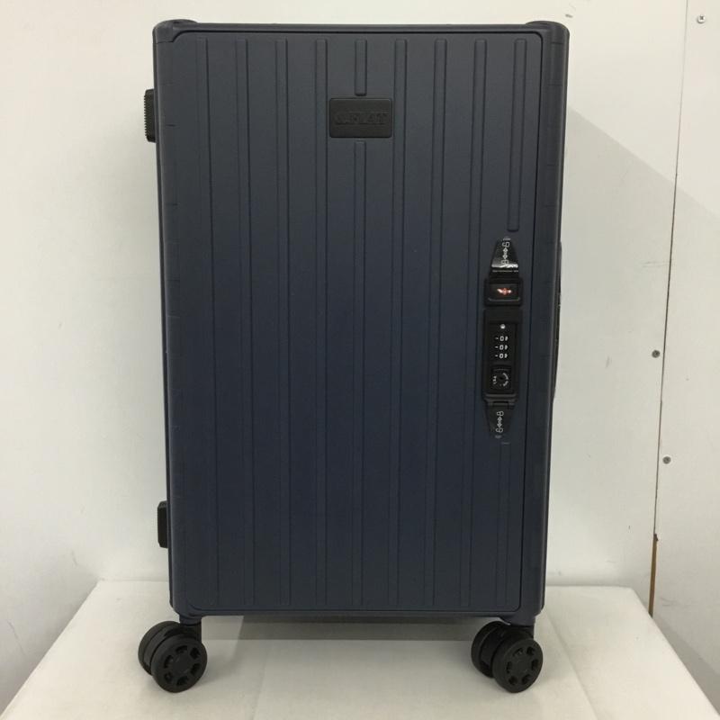 アンドフラット &.FLAT スーツケース、トランク スーツケース、トランク FL14-4-00002 折りたたみ ハードキャリーバッグ キャリーケース 箱有 ロゴ、文字 紺 / ネイビー /  メンズ USED 古着 中古 10137511