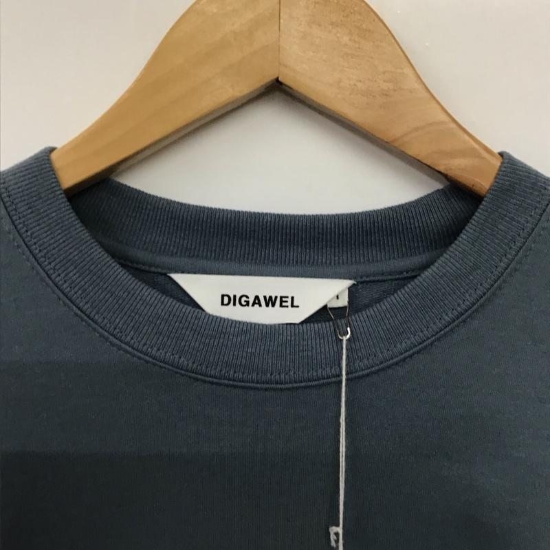 ディガウェル DIGAWEL トレーナー 長袖 長袖トレーナー スウェット クルーネック プルオーバー 1 無地 マルチカラー / マルチカラー /  メンズ USED 古着 中古 10150895
