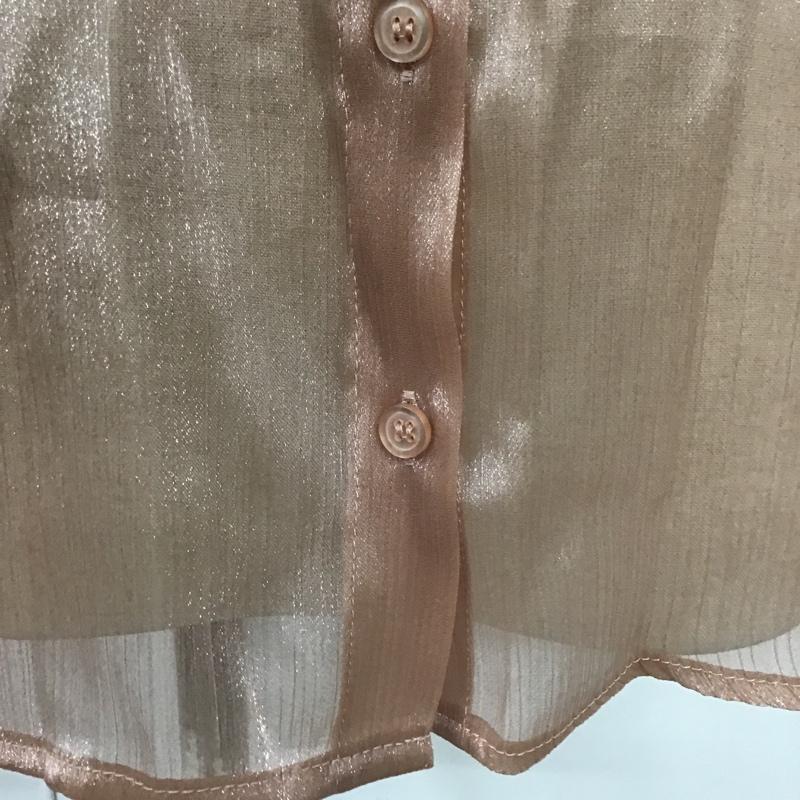 マジェスティックレゴン MAJESTIC LEGON シャツ、ブラウス 長袖 シアーシャツ M 無地 桃 / ピンク /  レディース USED 古着 中古 10105807