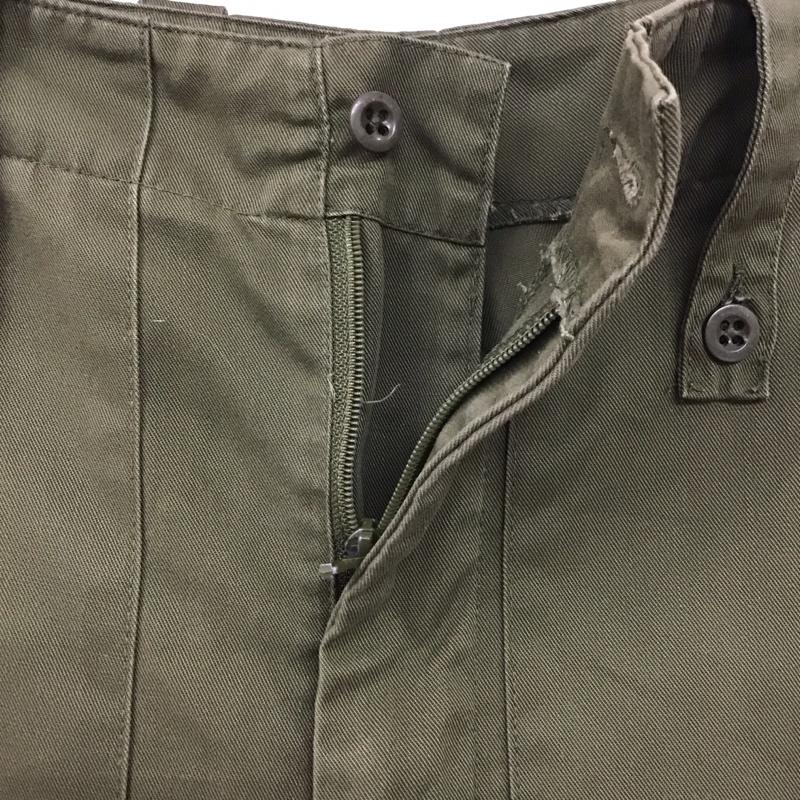 ミリタリー ミリタリー パンツ ワークパンツ、ペインターパンツ ミリタリーパンツ 古着 ワイドパンツ カジュアルパンツ ストレートパンツ 無地 カーキ / カーキ /  メンズ USED 古着 中古 10110396