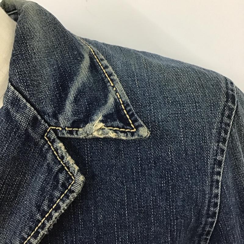 リーバイストラウスアンドコー Levi Strauss & co. ジャケット、上着 ジャケット、ブレザー デニムジャケット カラージャケット 長袖ジャケット ブルゾン XL 無地 インディゴ / インディゴ /  メンズ USED 古着 中古 10123830