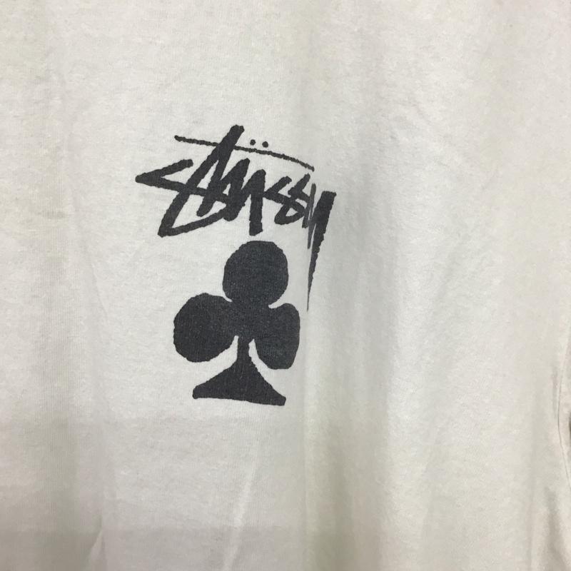 ステューシー STUSSY Tシャツ 半袖 XL プリント 白 / ホワイト /  メンズ USED 古着 中古 10135725