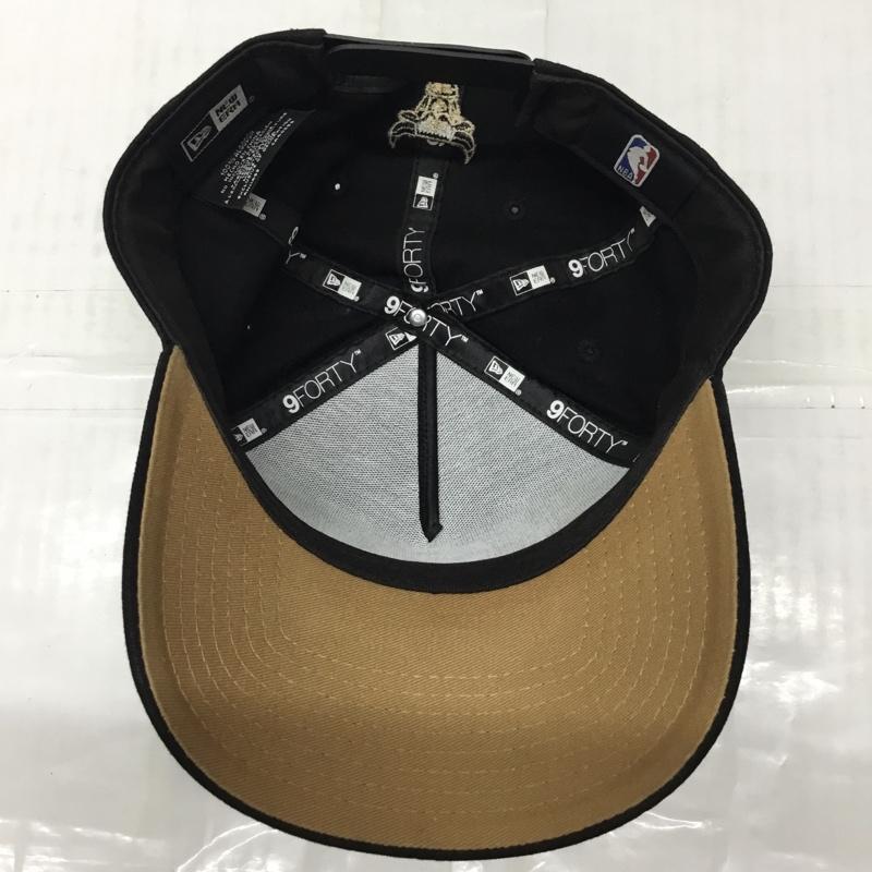 ニューエラ NEW ERA 帽子 キャップ BULLS NBA 9FORTY 刺繍 黒 / ブラック /  メンズ USED 古着 中古 10113728
