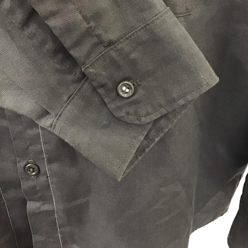 ビックマック BIGMAC シャツ、ブラウス 長袖 長袖シャツ カラーシャツ ポケットシャツ 長袖カットソー 無地 茶 / ブラウン /  メンズ USED 古着 中古 10112493