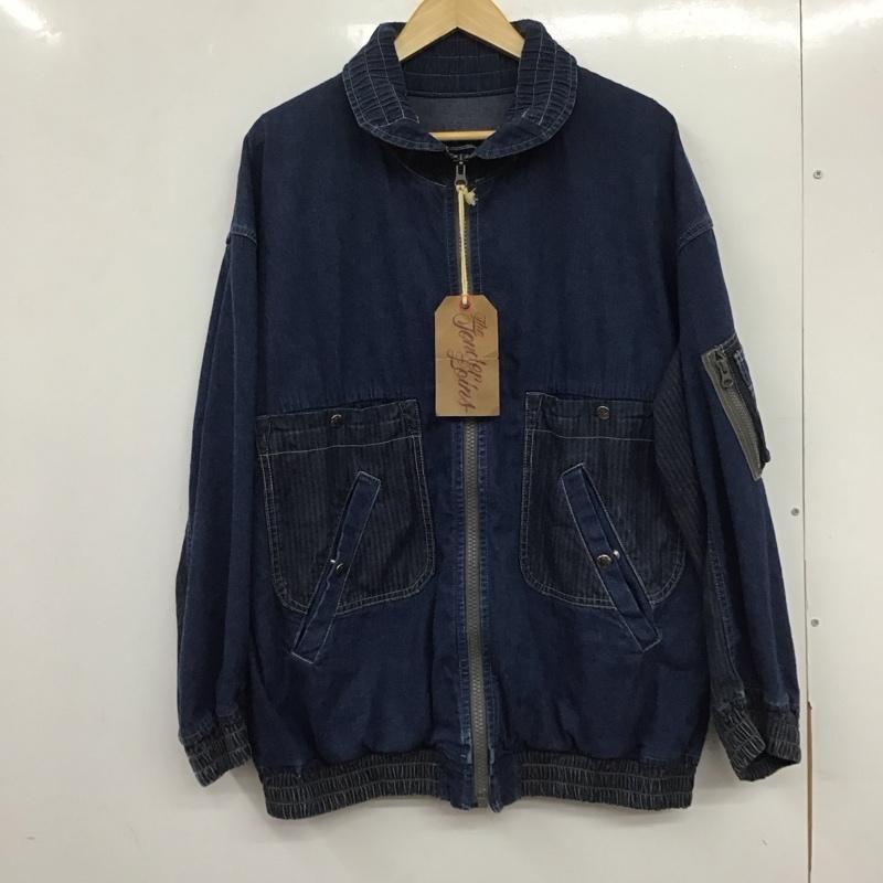 テンダーロイン TENDERLOIN ジャケット、上着 ジャケット、ブレザー ジップアップデニムジャケット Gジャン アウター M 無地 インディゴ / インディゴ /  メンズ USED 古着 中古 10138537