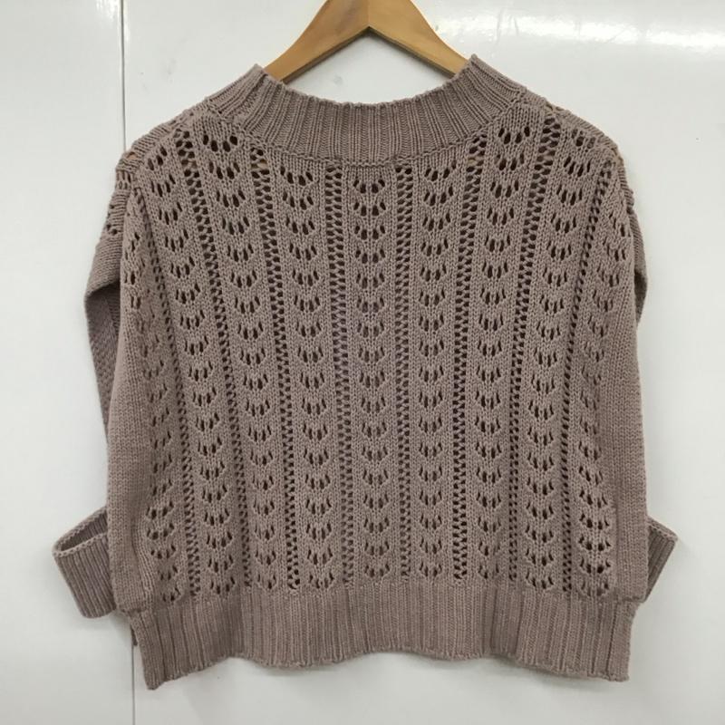 アプレジュール apres jour ベスト ベスト AJ960899BW ニットベスト プルオーバー LL 無地 紫 / パープル /  レディース USED 古着 中古 10119588