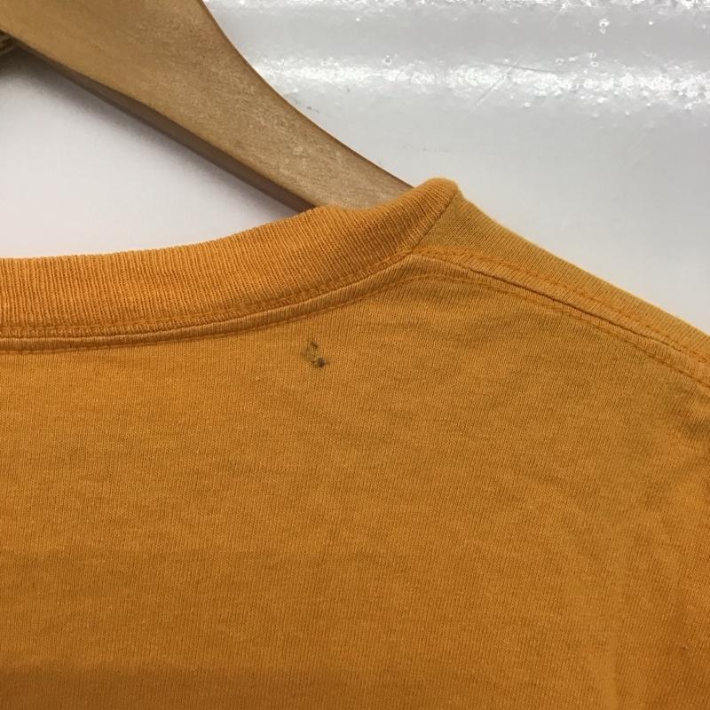 パタゴニア patagonia Tシャツ 長袖 S プリント X ロゴ、文字 橙 / オレンジ /  メンズ USED 古着 中古 10141184