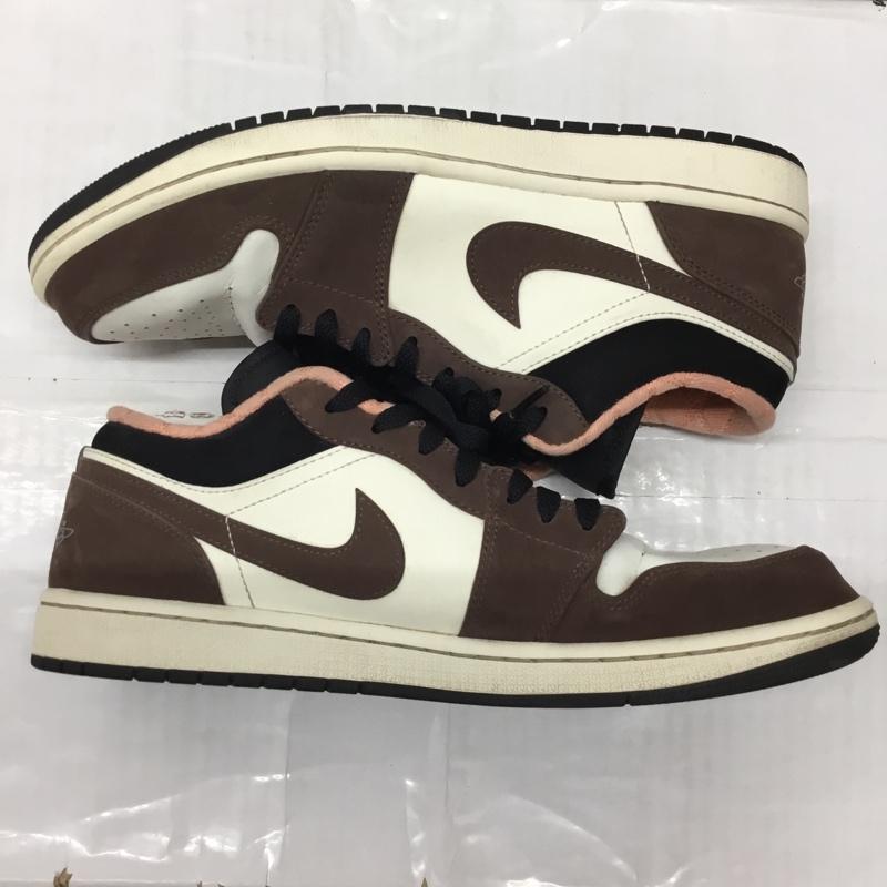 ナイキ NIKE スニーカー スニーカー DC6991-200 AIR JORDAN 1 LOW SE 29cm 29.0cm ロゴ、文字 黒 / ブラック / X 茶 / ブラウン / X オフホワイト / オフホワイト / X 桃 / ピンク /  メンズ USED 古着 中古 10122355