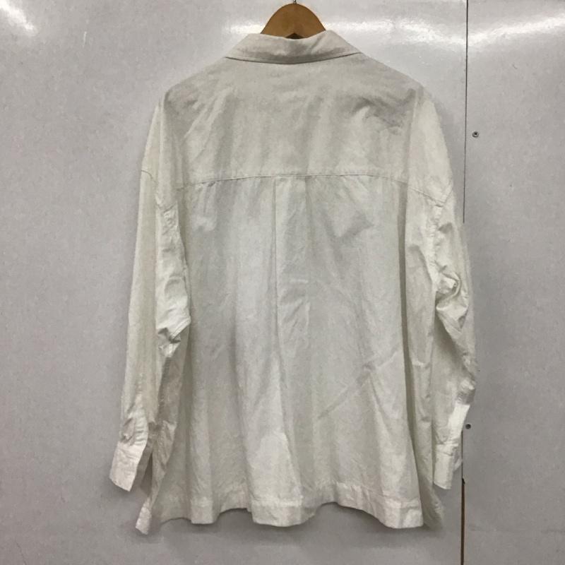 ハーベスティ HARVESTY シャツ、ブラウス 長袖 長袖シャツ 無地シャツ カラーシャツ 1 無地 白 / ホワイト /  メンズ USED 古着 中古 10142595