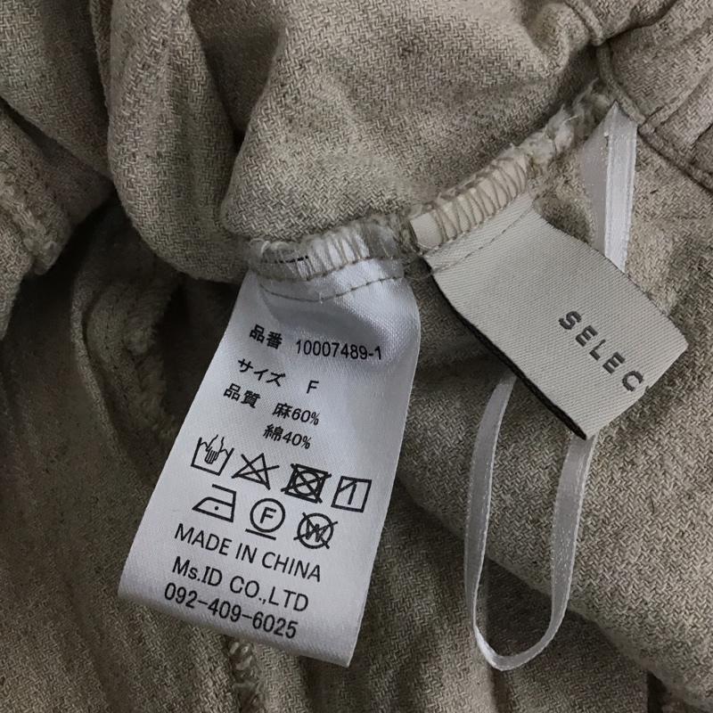 セレクトモカ select MOCA ボトムス ボトムス FREE 無地 アイボリー / アイボリー /  レディース USED 古着 中古 10106441