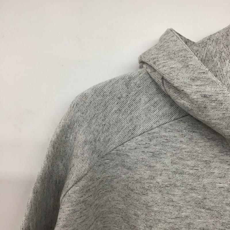 アディダス adidas パーカー 長袖 cg2088 スタジアムフルジップフーディー パーカー スポーツウェア L ロゴ、文字 灰 / グレー /  メンズ USED 古着 中古 10145681