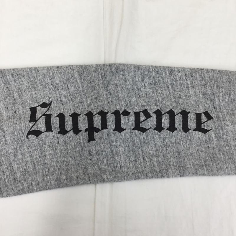 シュプリーム Supreme Tシャツ 長袖 M ロゴ、文字 灰 / グレー / X 黒 / ブラック /  メンズ USED 古着 中古 10127963