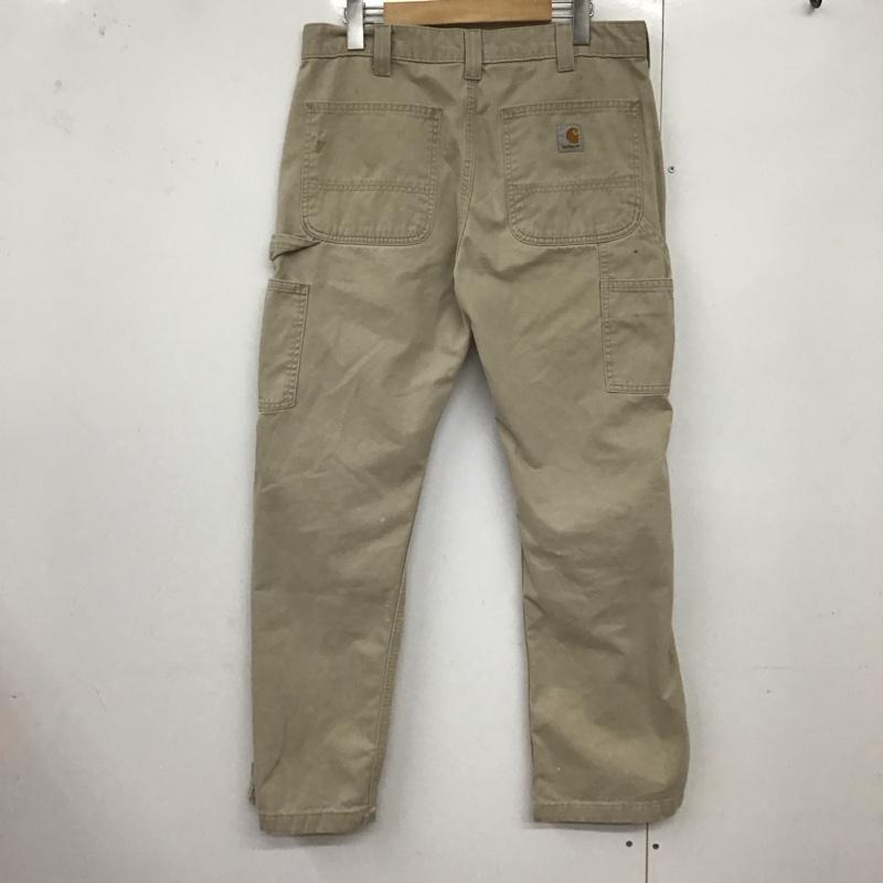 カーハート Carhartt パンツ チノパン チノパン スリムパンツ カジュアルパンツ カーゴパンツ 32インチ 無地 ベージュ / ベージュ /  メンズ USED 古着 中古 10125554