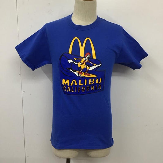 チャンピオン Campion Tシャツ 半袖 S プリント 青 / ブルー /  メンズ USED 古着 中古 10128345