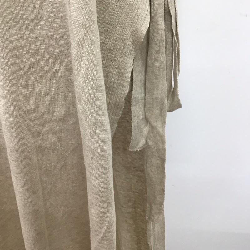 イエナ IENA ワンピース ロングスカート 21-080-914-1430-2-0 リネン ロングベスト 無地 ベージュ / ベージュ /  レディース USED 古着 中古 10108617