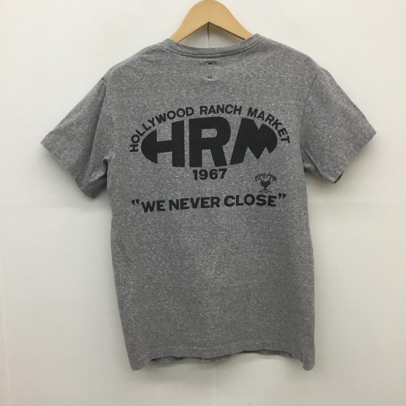 ハリウッドランチマーケット HOLLYWOOD RANCH MARKET Tシャツ 半袖 2 ロゴ、文字 灰 / グレー / X 黒 / ブラック /  メンズ USED 古着 中古 10130861