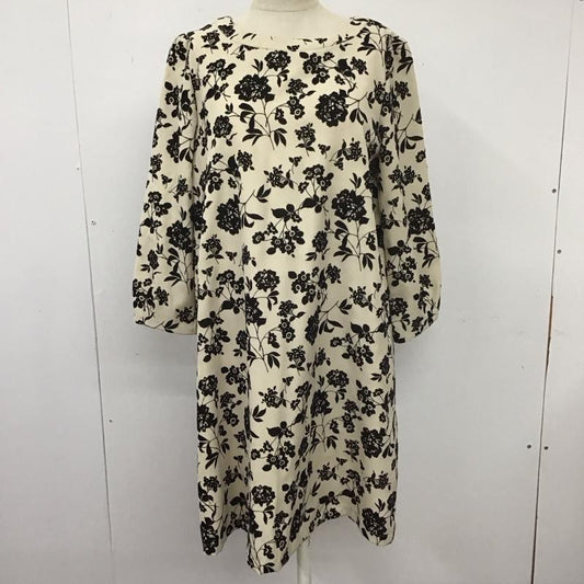 ナチュラルビューティーベーシック NATURAL BEAUTY BASIC ワンピース ひざ丈スカート M 総柄 マルチカラー / マルチカラー /  レディース USED 古着 中古 10110339