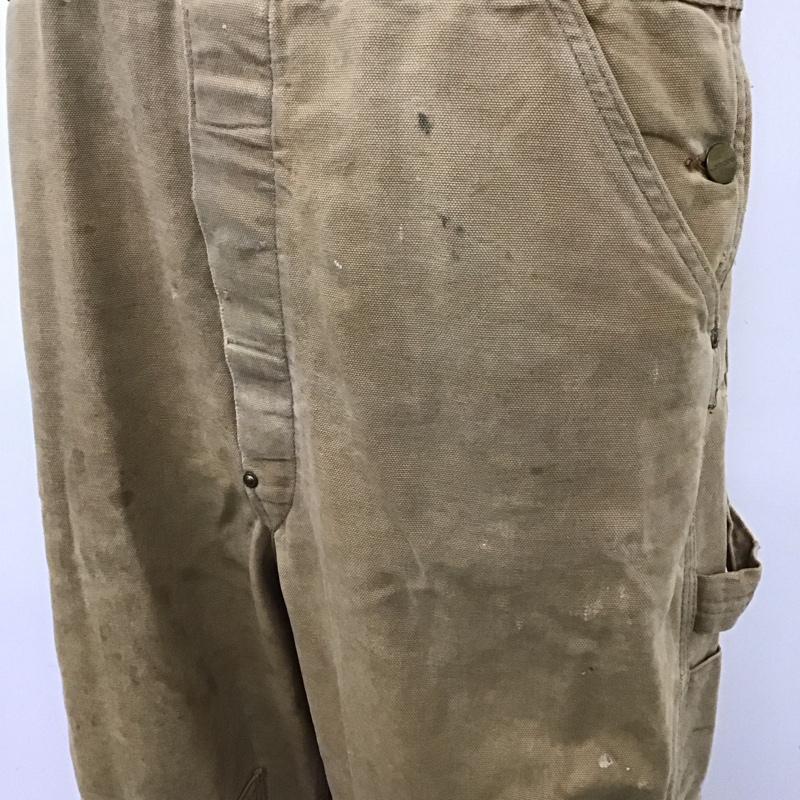 カーハート Carhartt サロペット・オーバーオール サロペット、オーバーオール ロゴ、文字 ベージュ / ベージュ /  メンズ USED 古着 中古 10133463