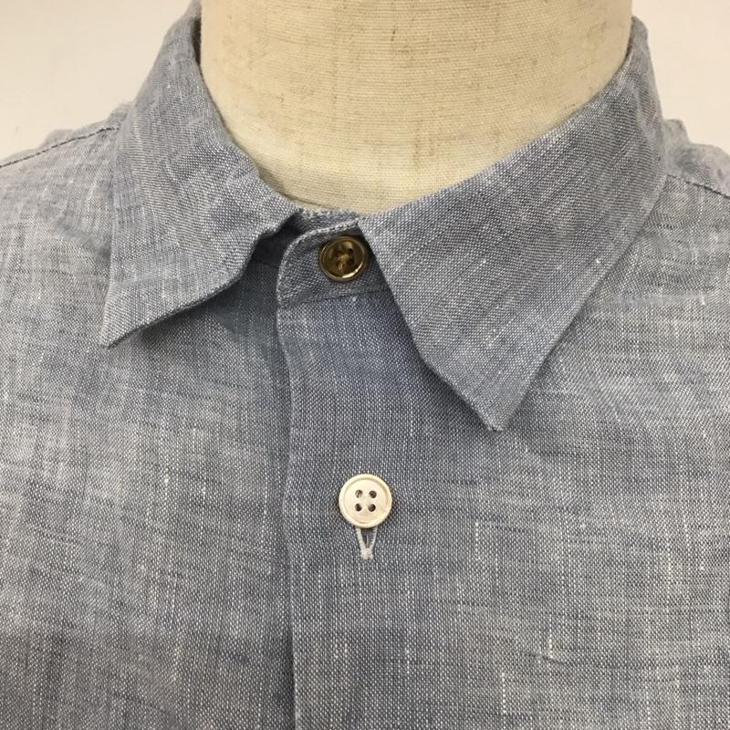 ポールスミス Paul Smith シャツ、ブラウス 長袖 長袖シャツ 無地シャツ カラーシャツ L 無地 水色 / ライトブルー /  メンズ USED 古着 中古 10125117