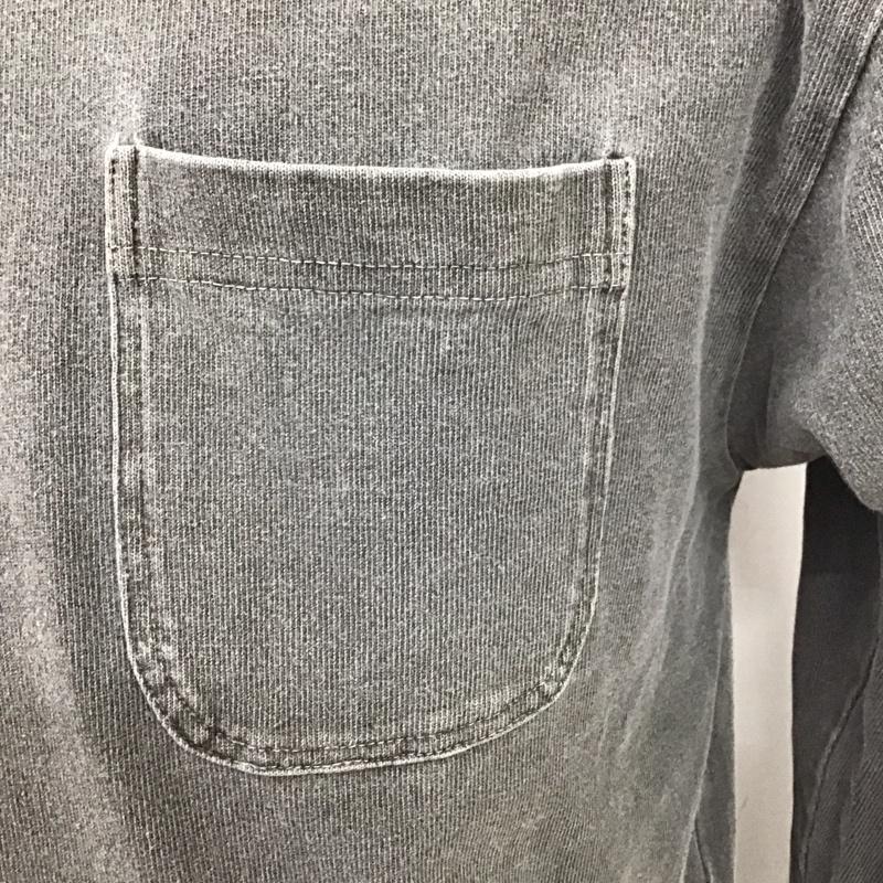 ザノースフェイス THE NORTH FACE Tシャツ 長袖 NT81732 PIGMENT DYE TEE ロンT L ロゴ、文字 黒 / ブラック /  メンズ USED 古着 中古 10115597