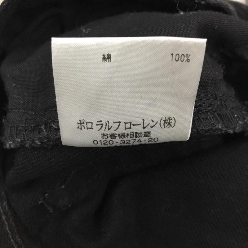 ポロラルフローレン POLO RALPH LAUREN パンツ デニム、ジーンズ デニムパンツ スリムパンツ ジーンズ 無地 黒 / ブラック /  メンズ USED 古着 中古 10121468