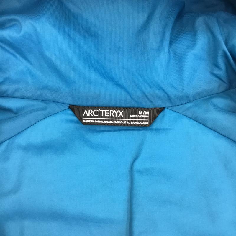 アークテリクス ARC TERYX ジャケット、上着 ジャンパー、ブルゾン 24108-129851 Atom LT Hoody M ロゴ、文字 X 刺繍 青 / ブルー /  メンズ USED 古着 中古 10139147