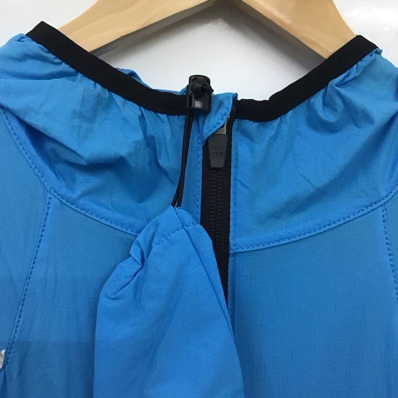 エルエルビーン L.L.Bean ジャケット、上着 ジャンパー、ブルゾン ジップアップジャケット ナイロンジャケット アウター M ロゴ、文字 青 / ブルー /  メンズ USED 古着 中古 10131616