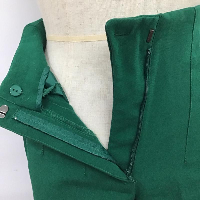 ザラ ZARA パンツ スラックス ハイウエスト XS 無地 緑 / グリーン /  レディース USED 古着 中古 10116696