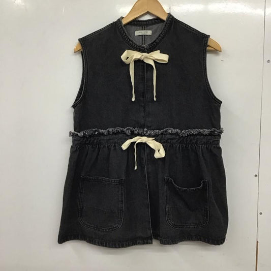 フリークスストア FREAK S STORE ベスト ベスト FREE 無地 黒 / ブラック /  レディース USED 古着 中古 10134658