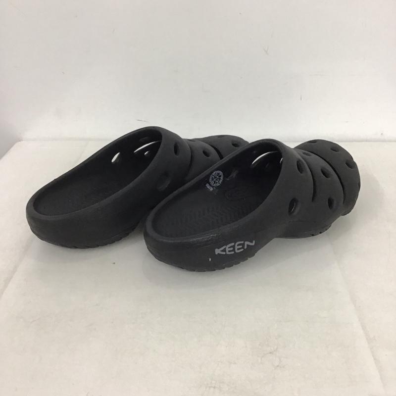 キーン KEEN サンダル サンダル 1028812 YOGUI アウトドアシューズ クロッグ 24cm 24.0cm ロゴ、文字 黒 / ブラック /  レディース USED 古着 中古 10141044